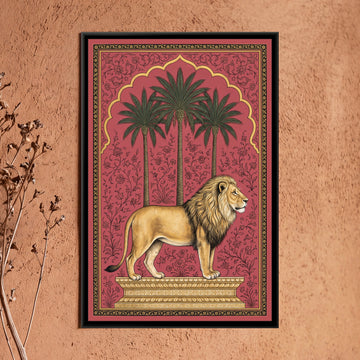 Lions wall art