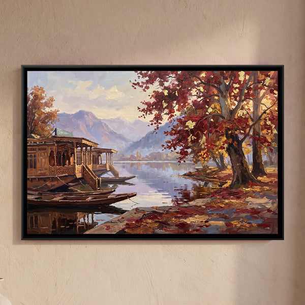 Houseboat Lake in Autumn