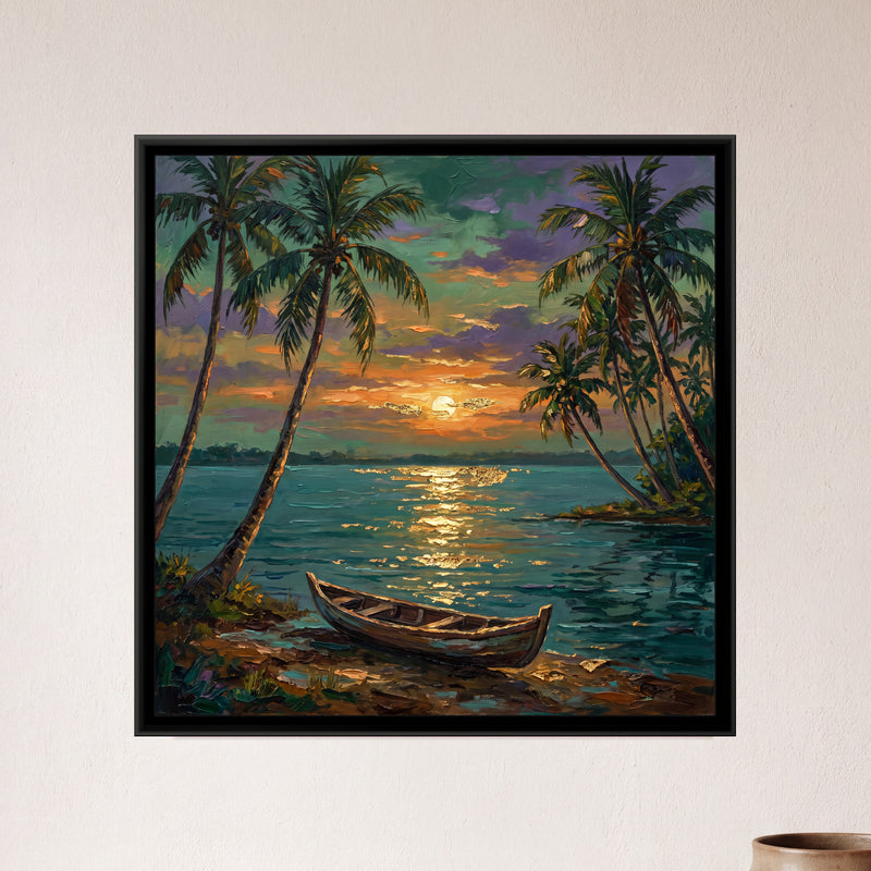 Backwater Palms at Sunset