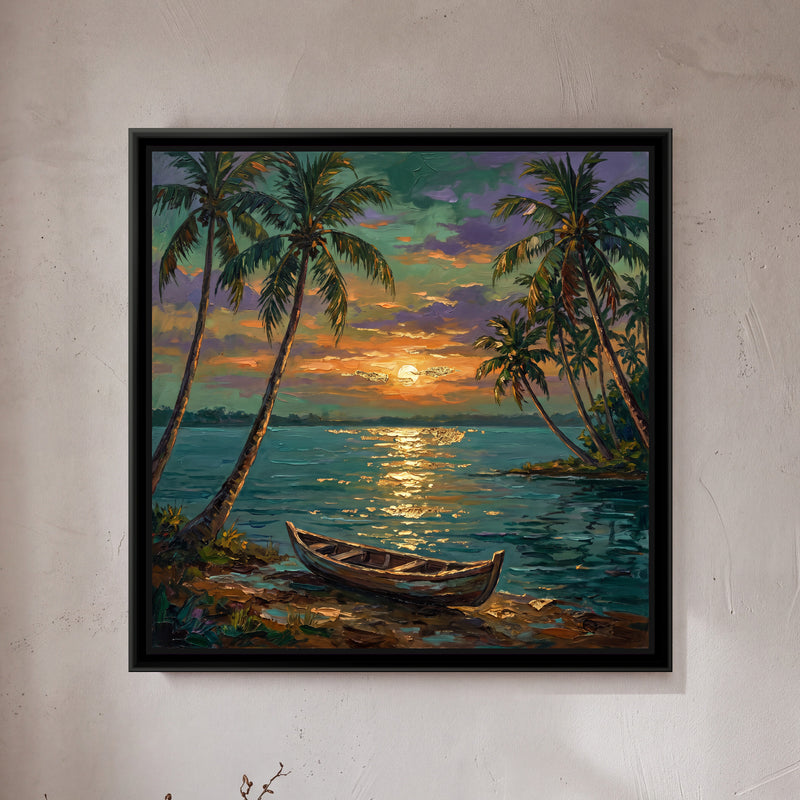 Backwater Palms at Sunset
