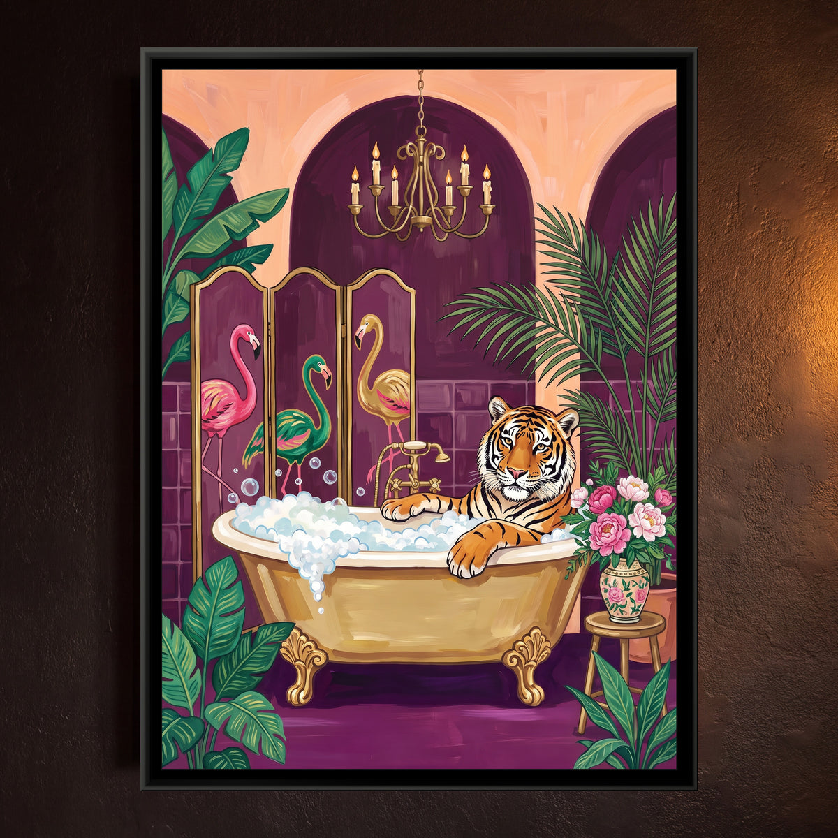 Tigers wall art