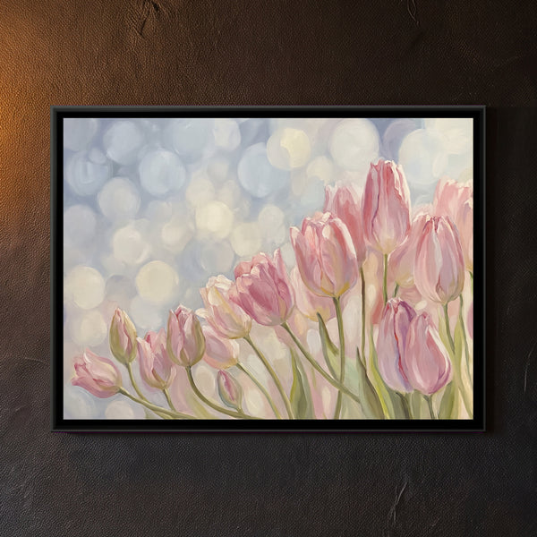 Sweeping Pink Tulips