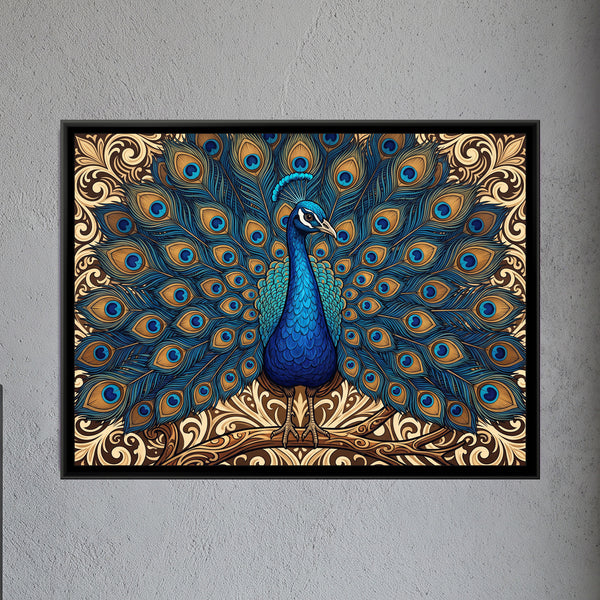 Azure Majesty in Gold