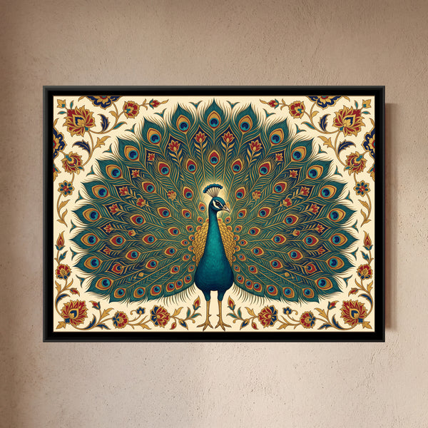 Peacock's Golden Display