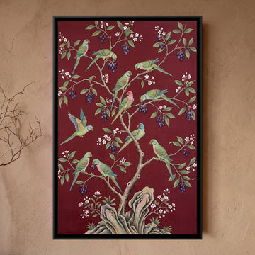 Parrots & macaws wall art
