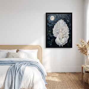 View 3 of White Peacock in Moonlight