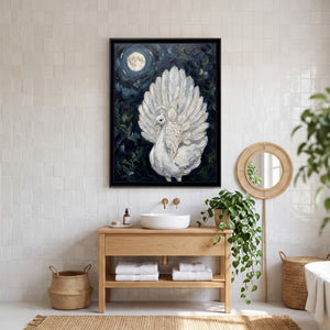 View 4 of White Peacock in Moonlight