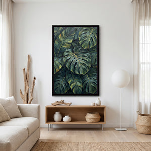 View 3 of Monstera and Banana Leaves
