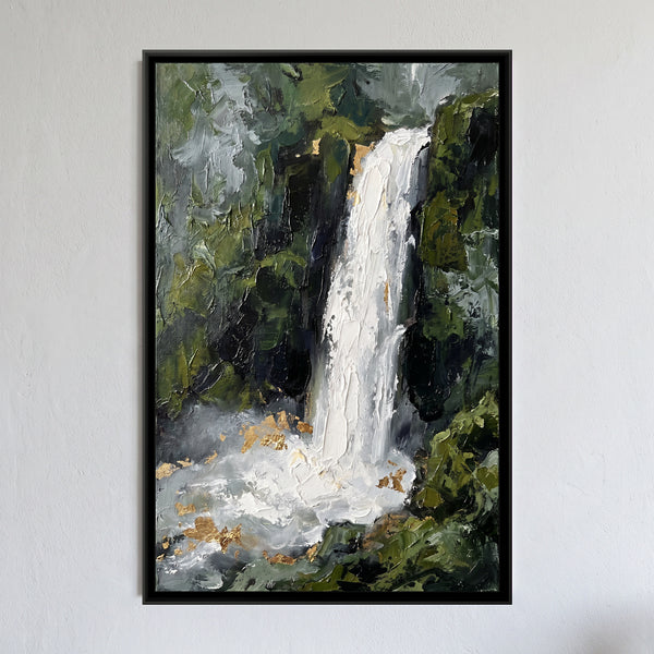 Monsoon Waterfall in the Green Hills