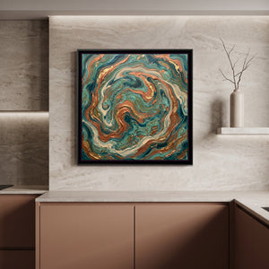 View 3 of Marbled Copper and Teal