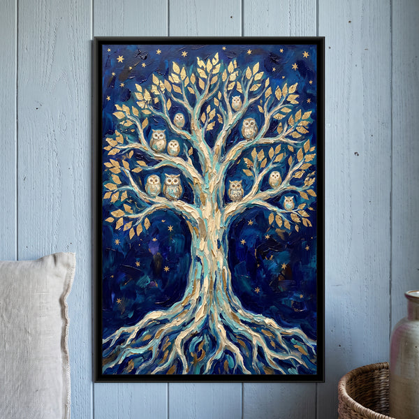 Tree of Life in Indigo Night