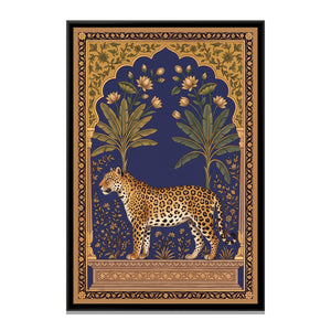 View 2 of Leopard under a Lotus Arch