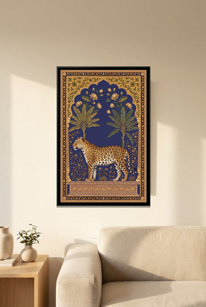 View 3 of Leopard under a Lotus Arch