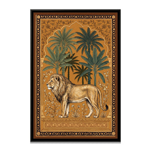 View 2 of Lion under a Palm Arch