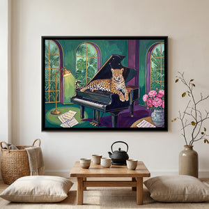 View 4 of Leopard on a Grand Piano