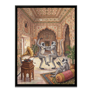 View 2 of Langurs Dancing in the Mirror Palace