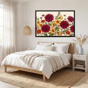 View 4 of Dahlias and Marigolds in Full Bloom