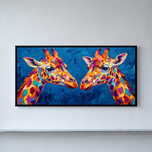 View 1 of Giraffe Pair in Prismatic Colour