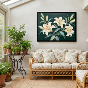 View 3 of Emerald and Ivory Bloom