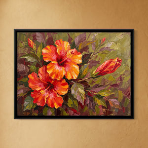 View 1 of Textured Hibiscus Cluster