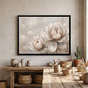 View 4 of Ethereal Blooms in Taupe