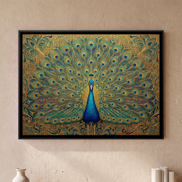 Golden Plumage Display