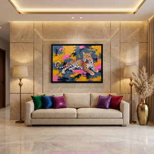 View 3 of Vibrant Leopard Lounging