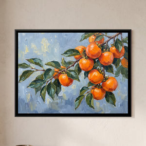 View 1 of Persimmons on a Branch