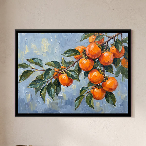 Persimmons on a Branch