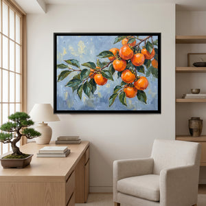 View 3 of Persimmons on a Branch