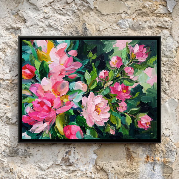 Textured Pink Blooms