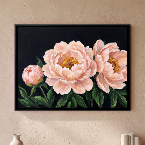 Blush Peonies in Shadow