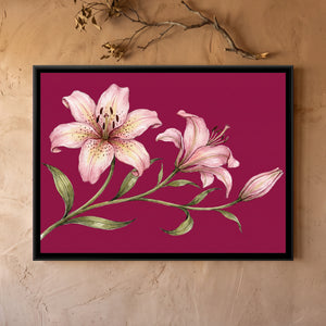View 1 of Blush Lilies on Magenta