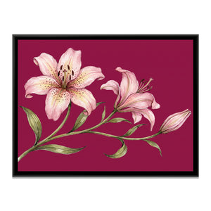 View 2 of Blush Lilies on Magenta
