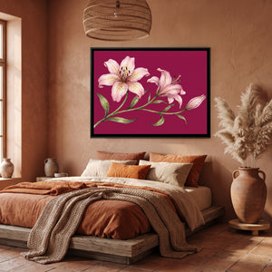 View 4 of Blush Lilies on Magenta