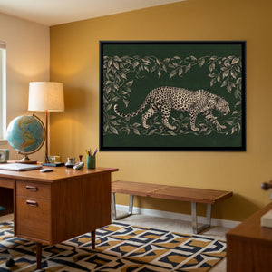 View 3 of Prowling Leopard Amidst Vines