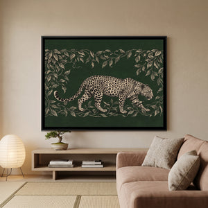 View 4 of Prowling Leopard Amidst Vines