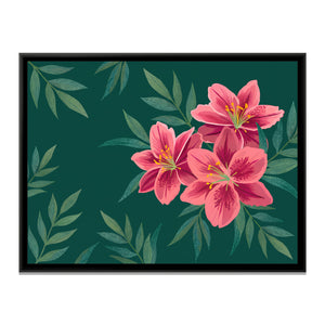View 2 of Lilies in the Teal Shadows