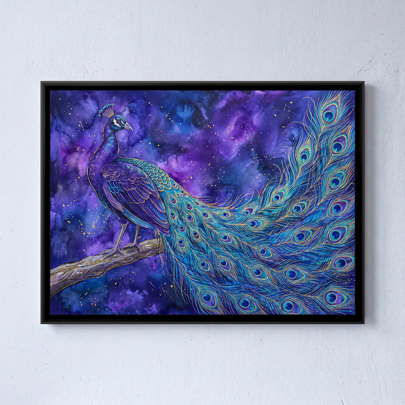 Cosmic Peacock on a Branch