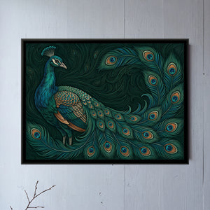 View 1 of Sweeping Plumage in Teal