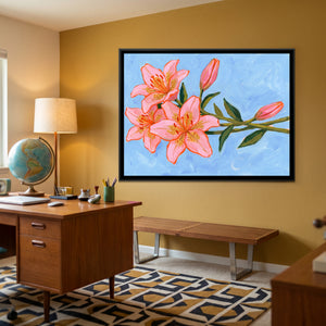 View 4 of Pink Lilies in Bloom