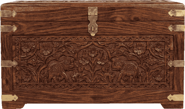 carved chest